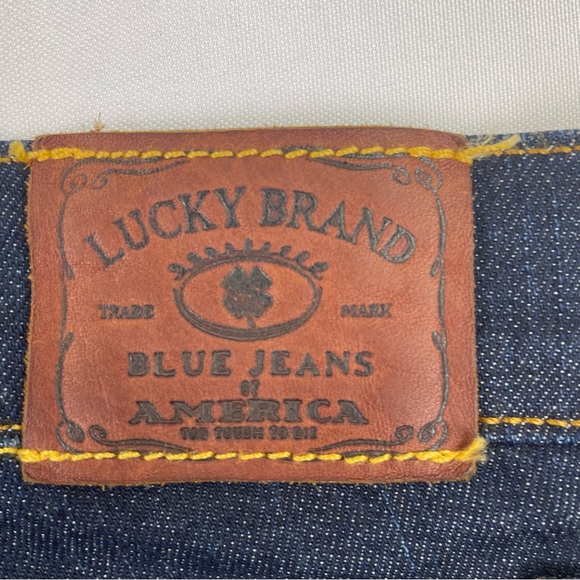 Lucky Brand Jeans Womens 12/31 Charlie Skinny Dark Wash Mid Rise Stretch 34” W - Picture 4 of 11